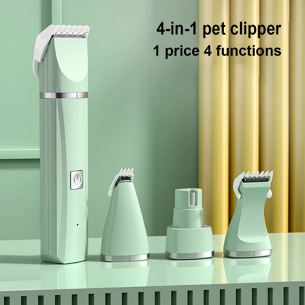 Dog Clipper 3 in 1 Pet Electric Hair Shaver With Cat Nail Grinder Trimmer Dog's Haircut Grooming Tools Cat Claw Cutter