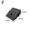 Car Driveway Ramp Kit 7/13cm Height  Portable Anti-Slip Wheel Chock Heavy Duty Threshold Ramps for Vehicle Maintenance & Loading