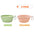 2pcs Collapsible Pet Silicone Dog Food Water Bowl Outdoor Camping Travel Portable Folding Supplies Dishes with Carabiner