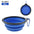 1PC 350ml Soft Silicone Pet Dog Bowl Folding Travel For Portable Collapsible Food Water Feeding Hanging Storage Odorless