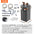 SucceBuy Aquarium Filter 264GPH 3-Stage Canister Filter Ultra-Quiet Internal Aquarium Filter with UV Protection for Fish Tanks