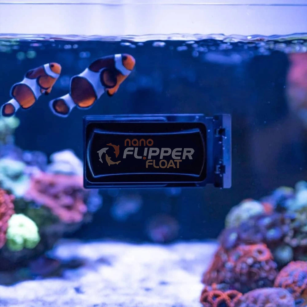 Flipper Nano/Standard/Max Float Glass Acrylic Fish Tank 2 in 1 Magnet Aquarium Algae Cleaner Scrubber and Scraper