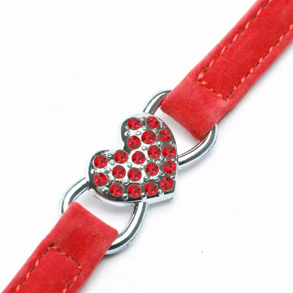 Cat Collar Heart Charm Personalized ID Name with Bell Safety Elastic Adjustable Soft Velvet Puppy Small Dog Pet Collar Kitty