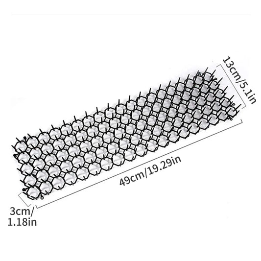 6/10Pcs Garden Prickle Strip Dig Stop Cat Repellent Deterrent Mat Anti-cat Prickle Strips Keep Cat Away Digging Climbing Spike - Play Paws Toys