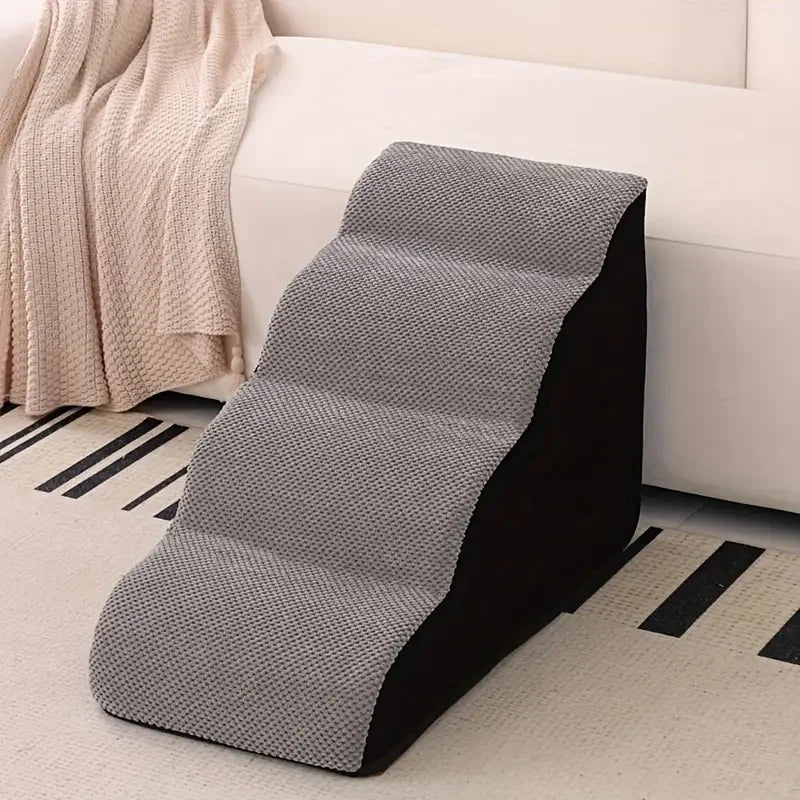 New Detachable And Washable Kennel Memory Foam Dog Sofa Stairs Pet 4-5 Steps Stairs For Small Dog Cat Ramp Ladder Pet Stairs - Play Paws Toys