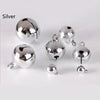 6-25mm Gold/Silver Plated Nickel Copper Jingle Bells Pendants Hanging Christmas Ornaments Decorations Party DIY Craft Accessory