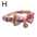 Lattice Bow Pet Cat Collar With Bell Adjustable Pet Collar Bownot Safety Necklace for Puppy Kitten Cat Cute Pattern Pet Supplies