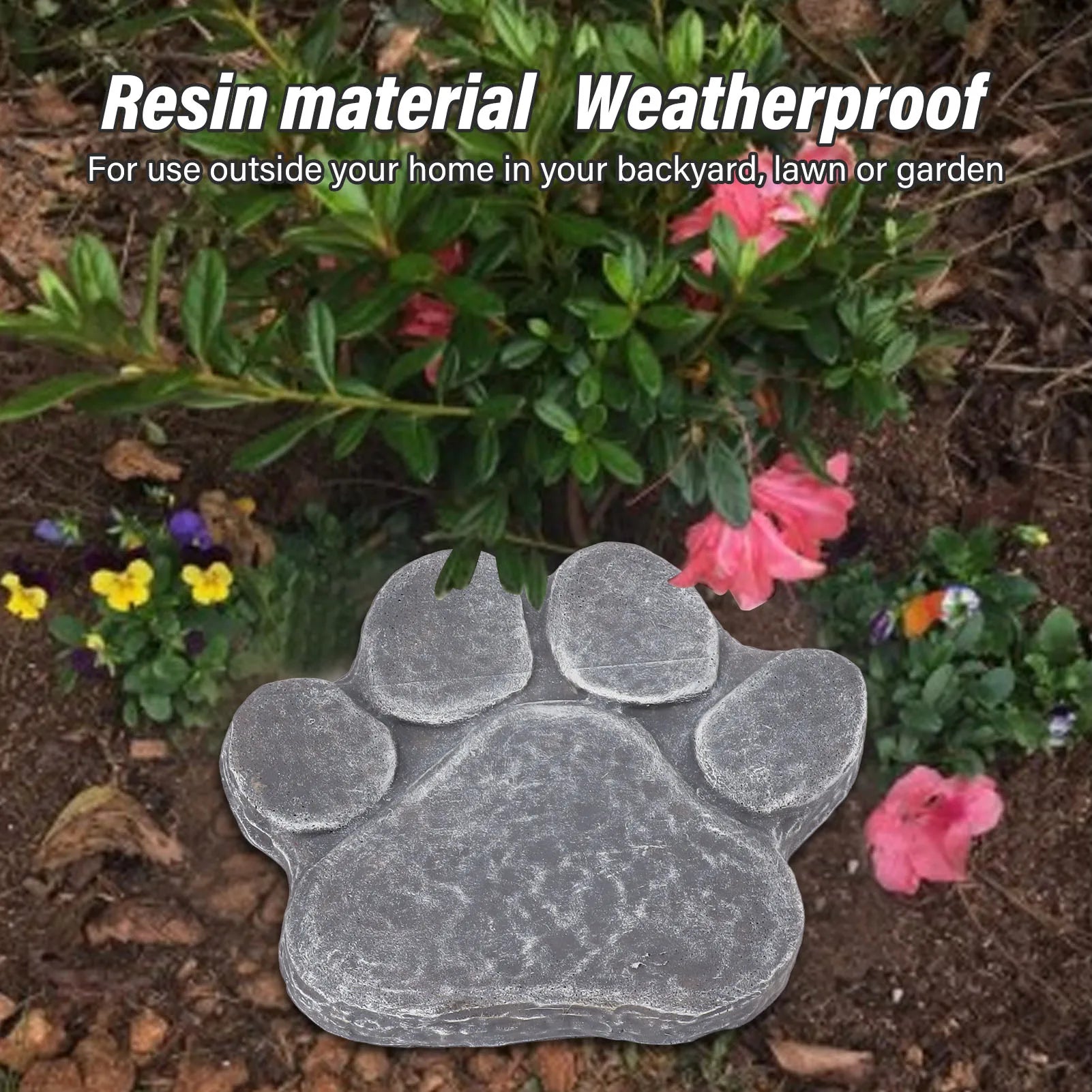 DIY Pet Memorial Tombstone DIY Lettering Dog Grave Marker Pet Monument for Outdoor Lawn Patio
