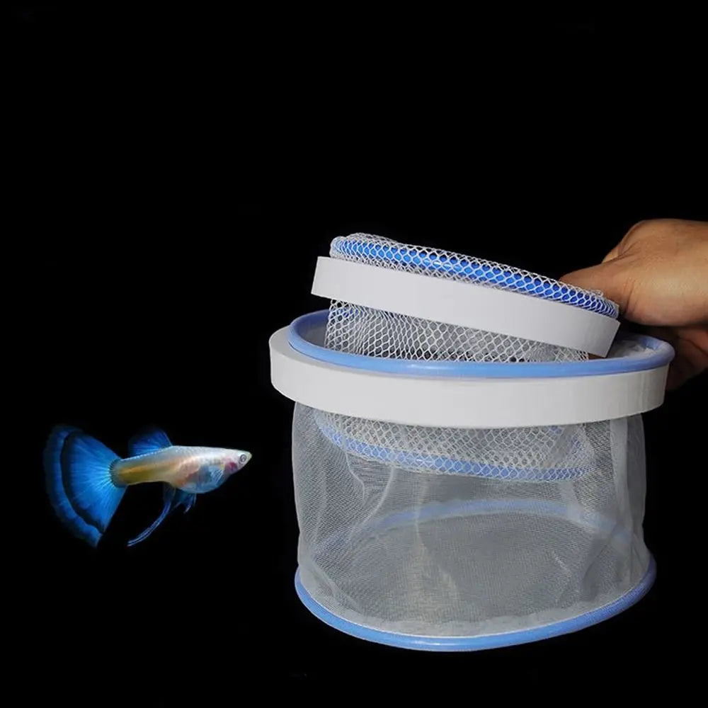 Ventilated Guppy Breeding Net Permeable Nylon Floating Fish Net Portable Fish Tank Isolation Box Home Aquarium