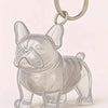 Dog Cat Hair Storage Pendant Keychain Box Couple Car Key Chains Jewelry Souvenir Pet Lover Keepsake Memorial Keychain Gift Decor