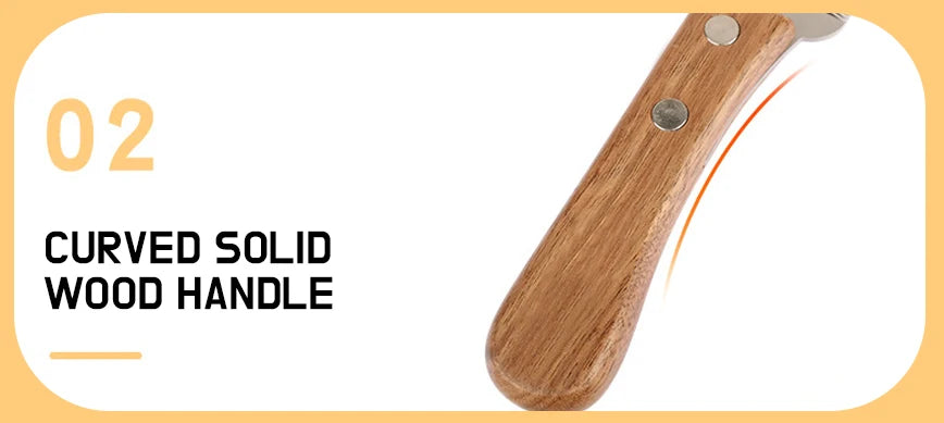 Pet Stainless Steel Wooden Handle Stripping Knife Professional Cat Dog Comb Shaving Plucking Hair Comb Knife Pet Grooming Tools