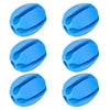 6 PCS Silicone Fishing Rod Holder Ball Straps 5 Hole Lightweight Fishing Tackle Ties Organizer Storage Racks Fishing Accessories