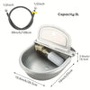 Automatic Gravity-Fed Outdoor Pet Water Dispenser Bowl with Built-In Reservoir,  Dogs, Cats,Easyclean Material
