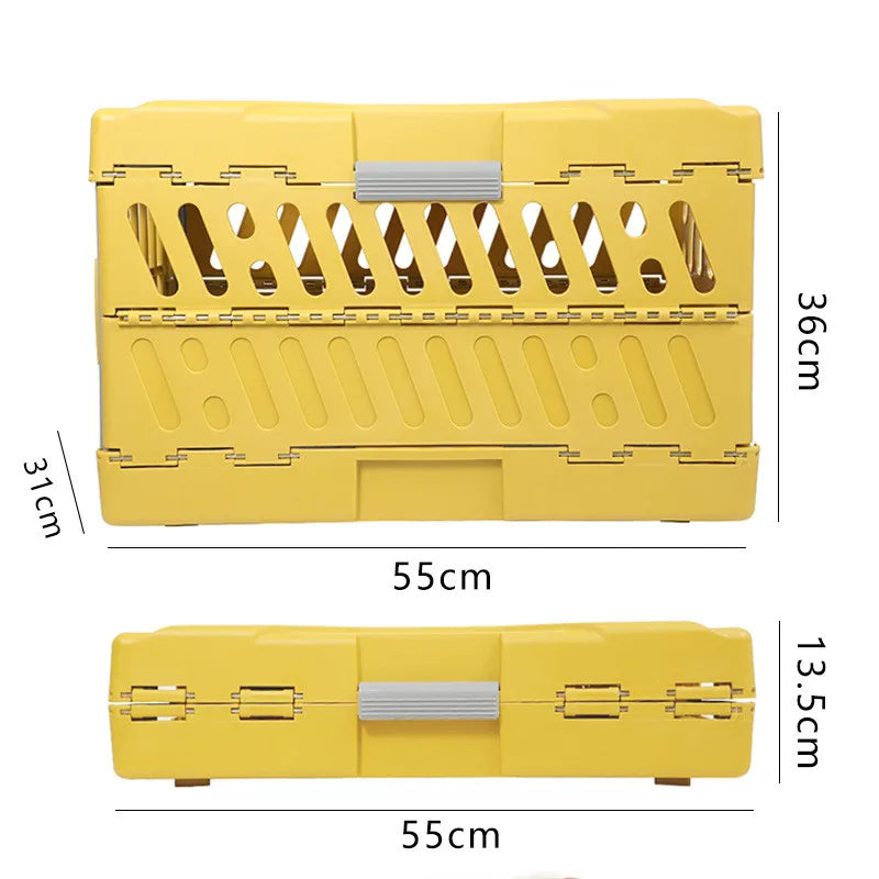 Portable Pp Material Outdoor Pet Cage, Foldable Durable PetTravel Carriers Dog Cage Large Cat Carrier Hard - Play Paws Toys