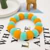 Pet Dog Bow Tie Rainbow Flower Hair Ball Necklace Cat Collar Pet Dog Cat Bowties Neckties Dog Grooming Accessories