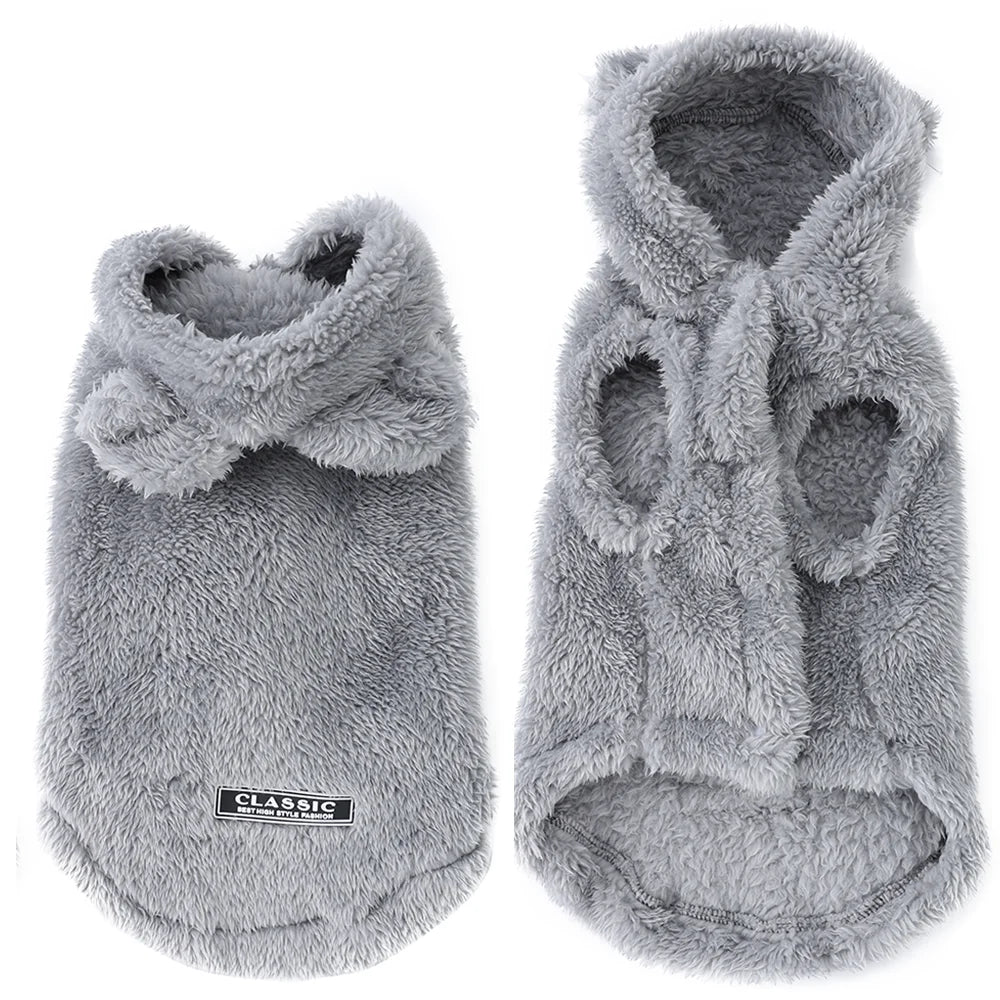 Autumn Winter Cat Clothes Soft Warm Cute Kitten Sweater Pet Fleece Costume For Small Medium Dogs Cats Kitty Sphynx Hoodies Coat - Play Paws Toys
