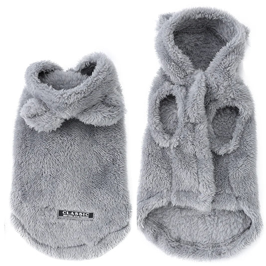 Autumn Winter Cat Clothes Soft Warm Cute Kitten Sweater Pet Fleece Costume For Small Medium Dogs Cats Kitty Sphynx Hoodies Coat - Play Paws Toys