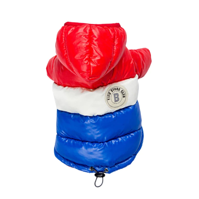 Dog Jacket Waterproof Luxury Dog Clothes Pet Down Cotton Vest Chihuahua French Bulldog Winter Dog Coat Puppy Warm Dog Costume