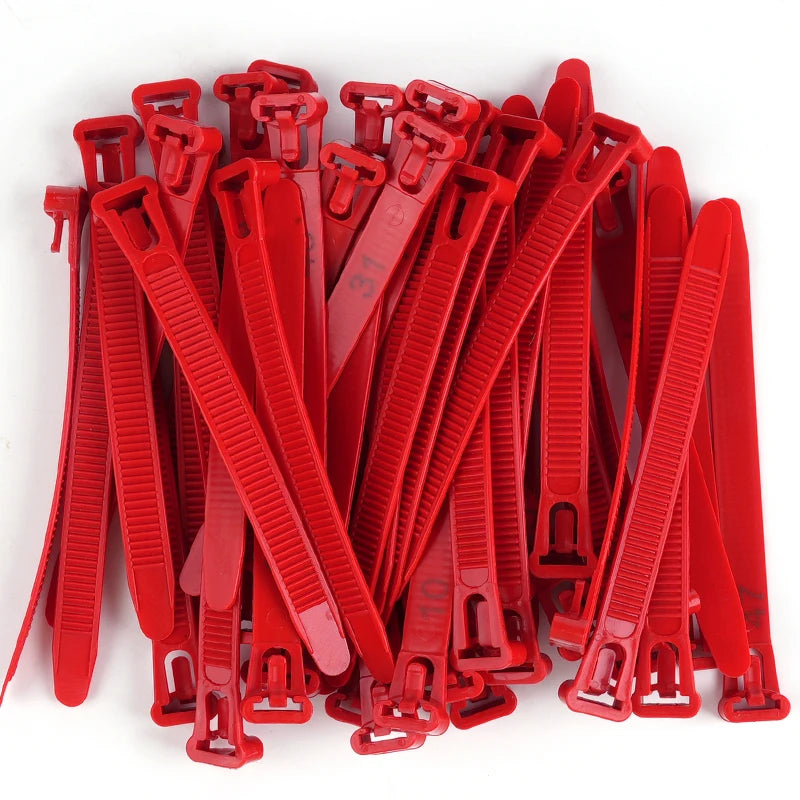 50/100Pcs Chicken Foot Ring Adjustable Cable Tie farm Animals Poultry Breeding Label Turkey Mark Foot Ring Identity Recognition