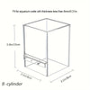 1pc Landscaping Negative Pressure Fish Tank Easy to Install Unique Acrylic Suspended Fish Tank Eye-catching