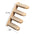 Cat Climbing Shelf Wall Mounted Four Step Stairway With Sisal Scratching Post For Cats Tree Tower Platform Jumping Pet Furniture