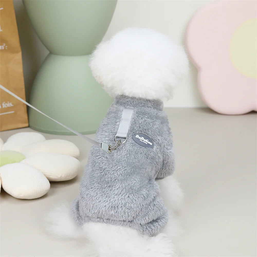 Winter Cat Puppy Jumpsuits Warm Fleece Pet Coat for Small Dogs Cats Kitten Clothing Chihuahua Sphynx Jacket ropa para gato - Play Paws Toys