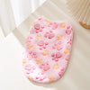 Flannel Dog Clothes Pet Clothes for Small Medium Dogs Soft Puppy Vest Cute Paw Print Chihuahua Coat Yorkshire Vest Pet Costume