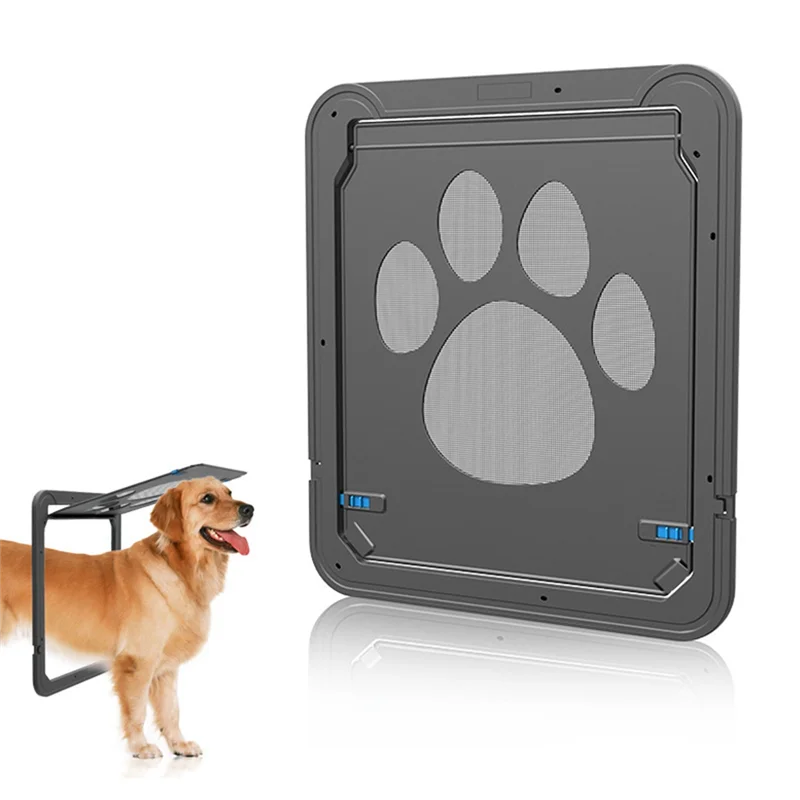 A59T Pet Kitty Dog Door Flap Gate Opener Controlled Entry Electronic Screen Window Protector Wall Mosquito Net(Small:24cmx29cm) - Play Paws Toys