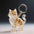 New Cat Hair Storage Keychain Bag Pendant Transparent Pet Fur Keepsake Capsule Souvenir Collection Gift Decoration Accessories