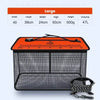 Floating fish basket, foldable fishing rack bucket, portable foldable fishing net for storing fishing equipment in the cage