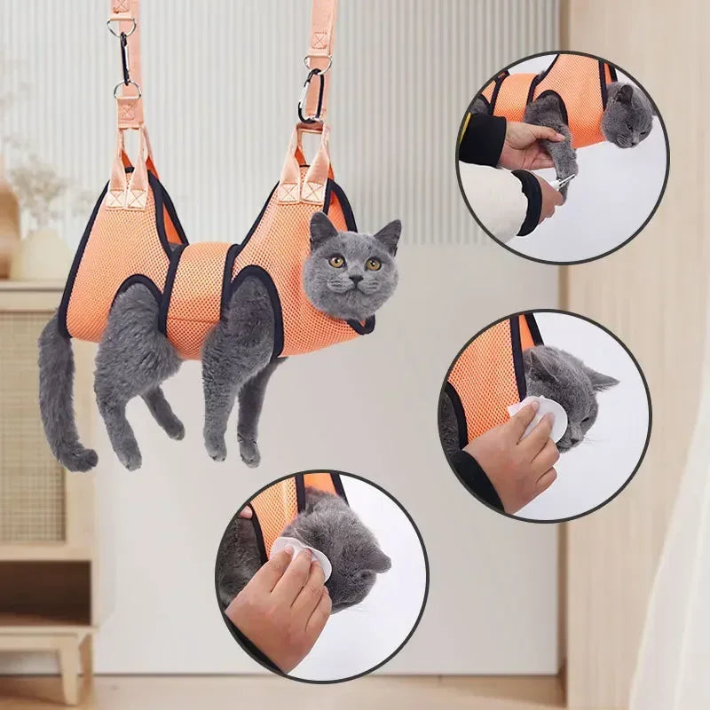 New Pet Cat Grooming Hammock Helper Cat Dog Hammock Dogs Repairing Nails In Beauty Hammock Restraint Bag Pet Accessories