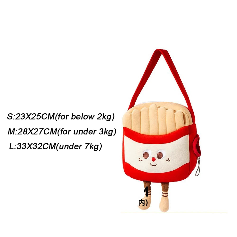Portable Pet Cat Fall And Winter Speculation Handbag Warm Backpacks Dog Bag Autumn And Winter Warm And Windproof  Crossbody Bag - Play Paws Toys