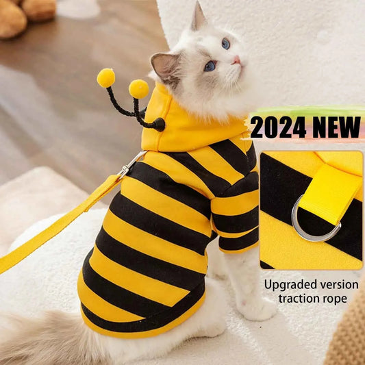 TONG Pet Dog Cat Hoodie Christmas Sweater Cold Weather Warm Coat for Puppy Small Dog Halloween Party Costume Cute Hoodie