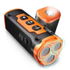 Dog Repeller Ultrasonic Dog Training Device Rechargeable Anti Barking Device 65ft Range with LED Flashlight for All Dogs