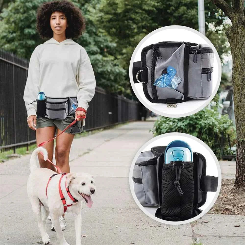 Pet DogTraining Waist Bag Snack Bag Multi-functional Dog Outdoor Walking Feeding Bag Portable Belt Accompanying Dogs Treat Pouch