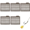 5Pcs Carp Fishing Tackle Carp Fishing Hair Rig Stops Boilie Bait Stoppers Extender Accessory for Carp/Coarse Fishing