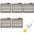 5Pcs Carp Fishing Tackle Carp Fishing Hair Rig Stops Boilie Bait Stoppers Extender Accessory for Carp/Coarse Fishing