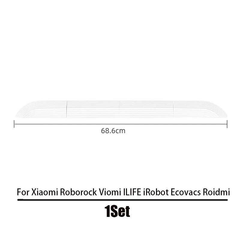Anti-Slip Threshold Door Step Ramp Kit for inteligent Robot Vacuum Cleaner Lightweight TPE Ramp for Wheelchairs