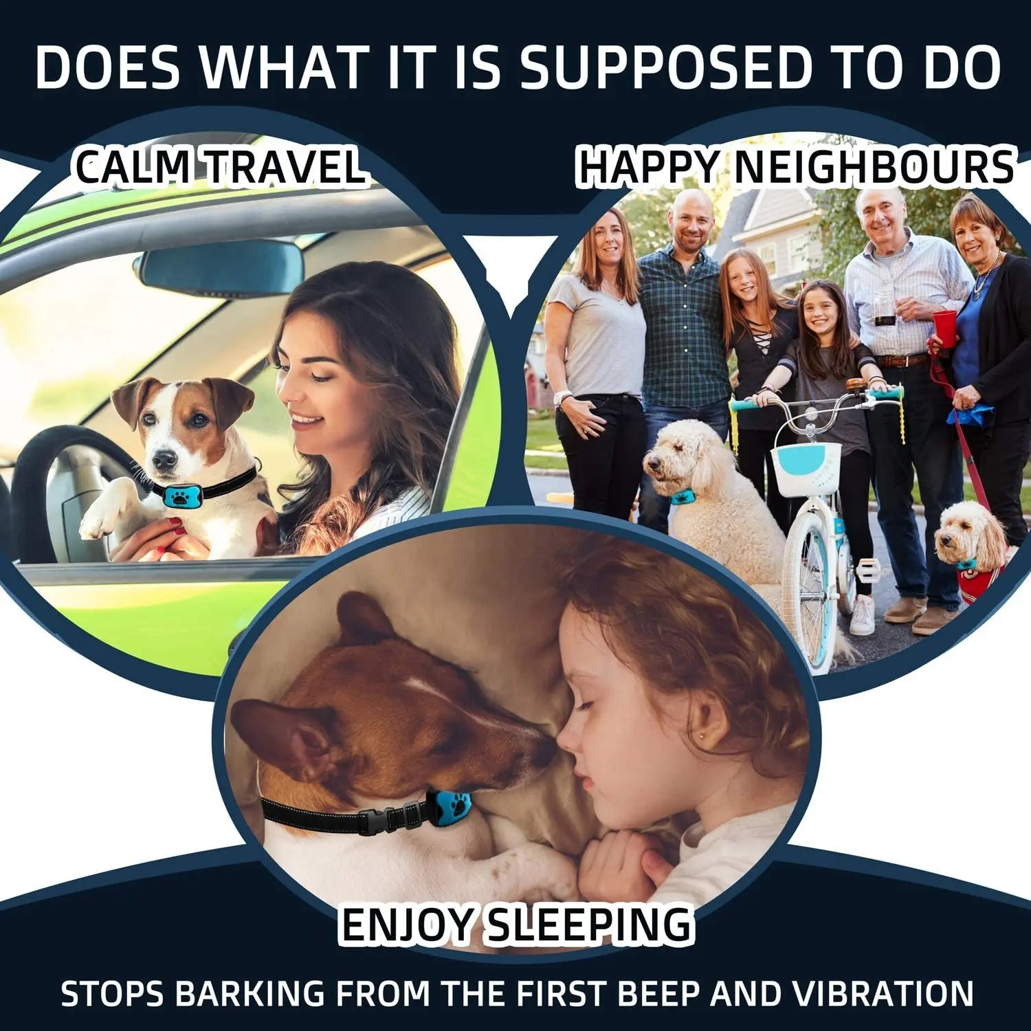 Pet Dog Anti Barking Device USB Electric Ultrasonic Dogs Training Collar Dog Stop Barking Vibration Anti Bark Collar Dropship