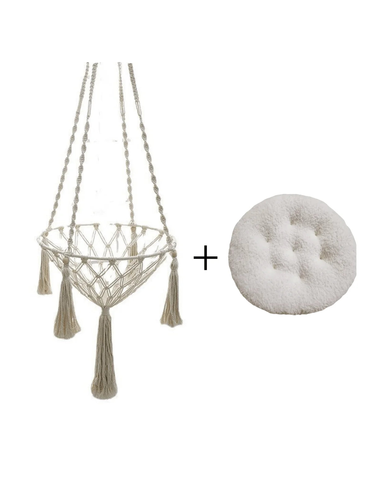 Winter Pet Hammock Cat Swing Hand Woven Cotton Rope Cats Hanging Basket  Kitten Hanging String Den Indoor Pend Nest Pet Supplies - Play Paws Toys