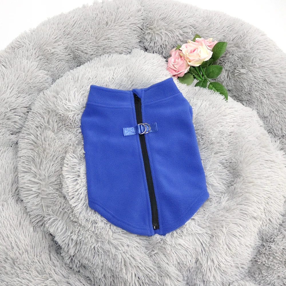 Winter Dog Clothes Soft Fleece Chihuahua Jacket French Bulldog Coat for Small Medium Dog Cat Warm Vest Puppy Pug Pet Apparel