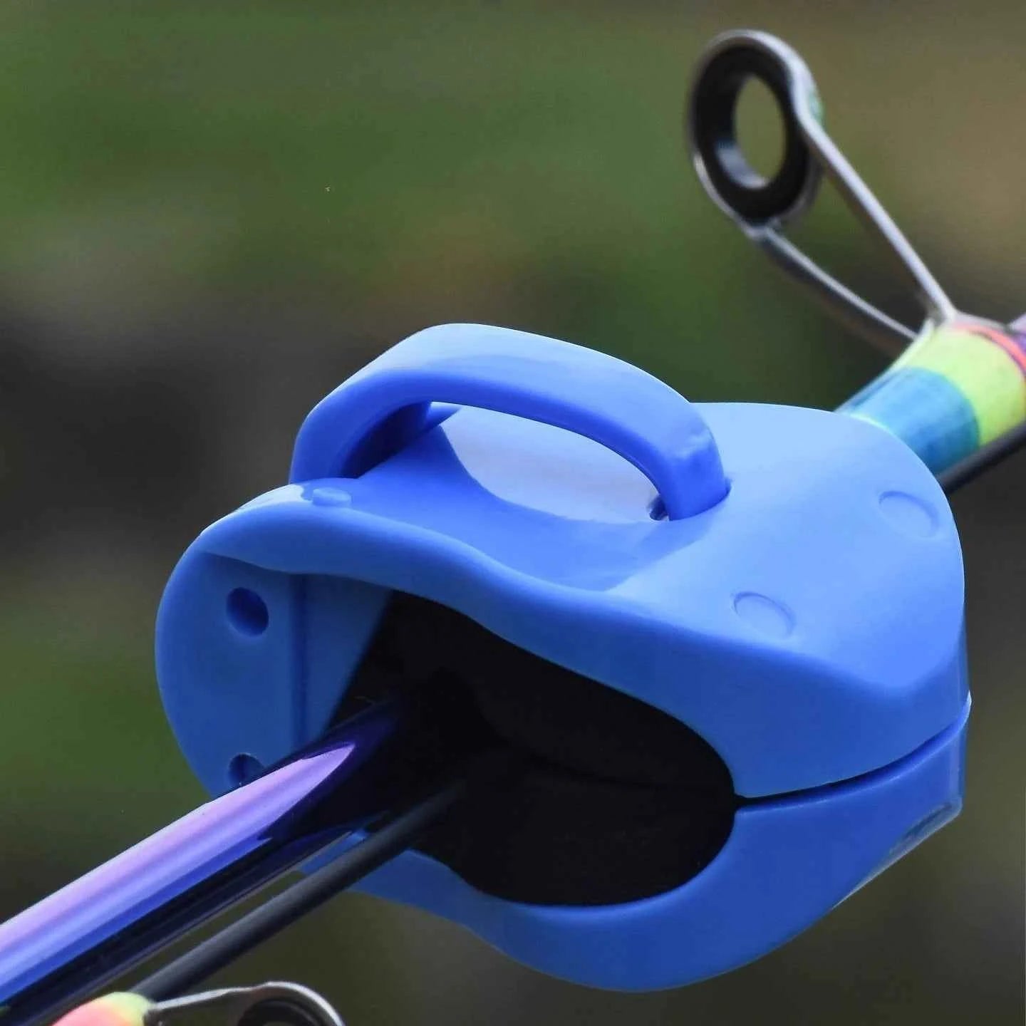 6 Pieces Lure Rod Storage Rack Multi-function Rod Holder Rod Clip Fishing Rod Strap & Fastener Secure Grip Tackle Organizer