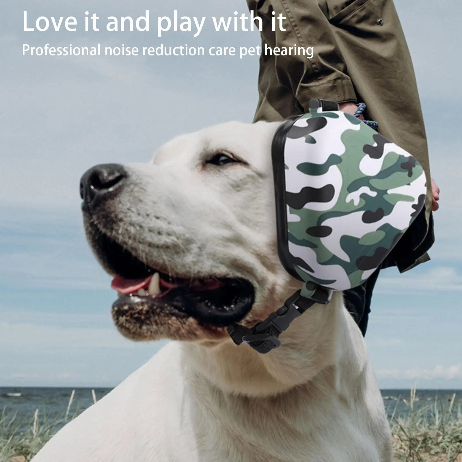 Dog Noise Reduction Earmuffs Pet Earmuffs Head-worn Hearing Protection Anti-noise Dogs Supplies Pet Noise Reduction Cover