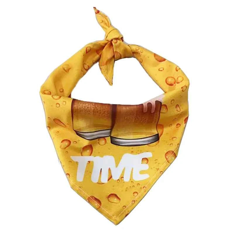 Fashion Style Triangular Bandana For Dogs Outdoor Beach Adjustable Dog Scarf Cute Pet Dogs Neckerchief Pet Accessories Dog Supplies For Small Medium Large Pet Dogs
