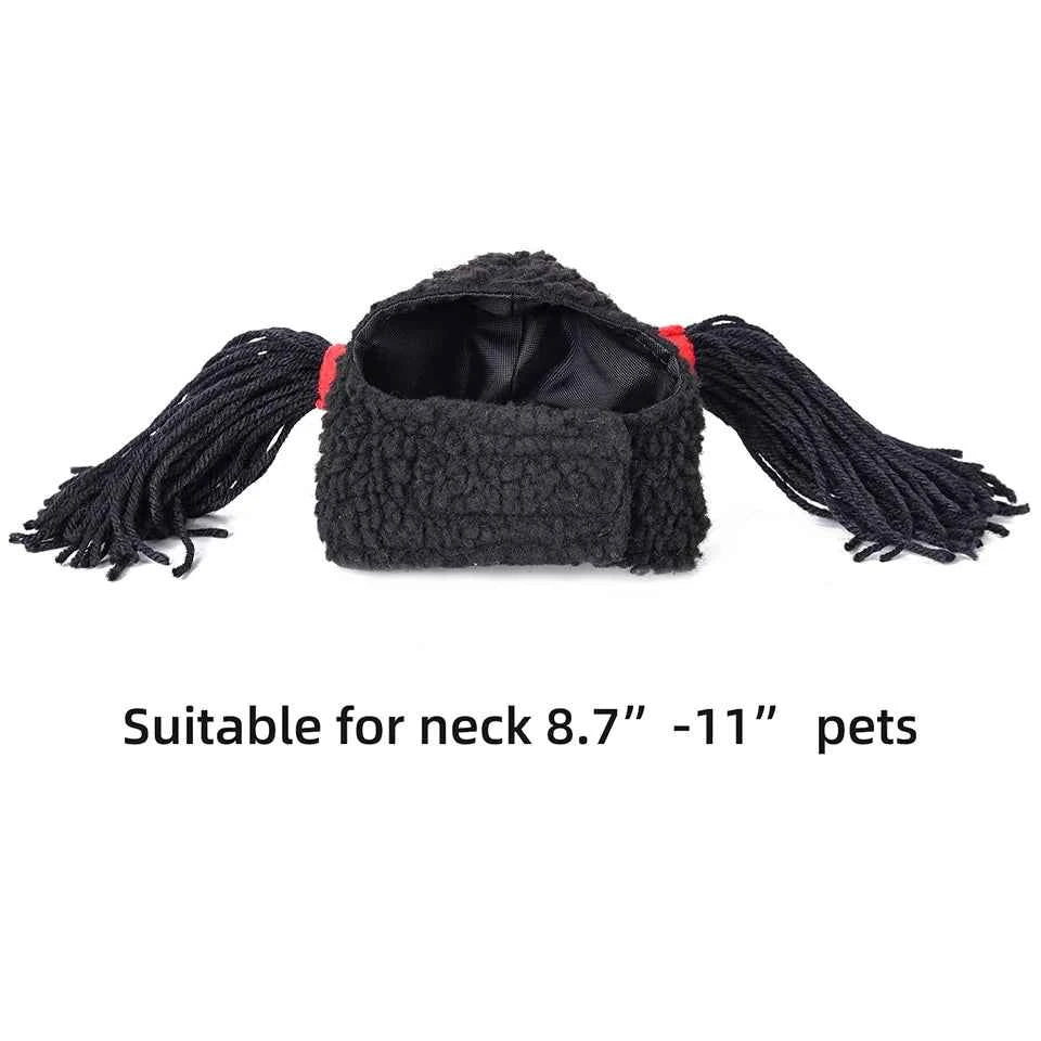 Dogs Cats Hair Hat Funny Pet Wigs Cosplay Props Costumes Head Accessories for Halloowen Christmas Gift
