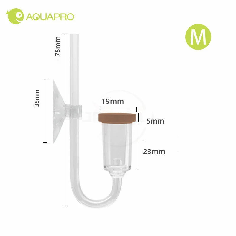 Aquarium CO2 Diffuser With Bubble Counter Twinstar Style Atomizer Acrylic Fish Tank Aquatic Plants Accessories Supplies Sprayer