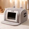 winter Dog Kennel Warm Dog House Mat Detachable Washable Dogs Bed Nest Deep Sleep Tent for Medium Large Dogs House dog Supplies