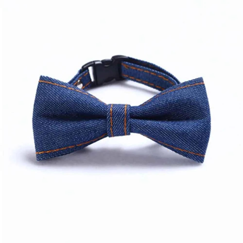 Pet Accessories for Dogs Cats Bowtie British Style Puppy Plaid Tie Breakaway Bowknot Collar for Small Dog Cat Gentleman Costume