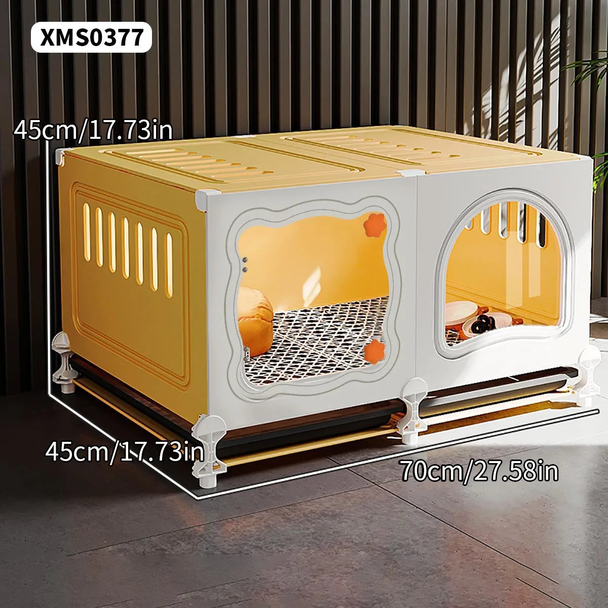 Cat House, Cat Cage, Universal Cat Nest, Cat Toilet All-In-One, Indoor and Outdoor, Suitable for Cats and Dogs, Space-Saving Pet Cage - Play Paws Toys