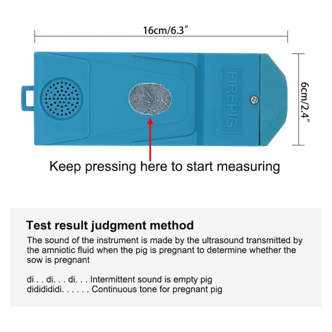 Veterinary Pregnancy Detector Ultrasound Scanner Handheld Veterinary Pregnancy Detector for Farm Livestock Cattle Sheep